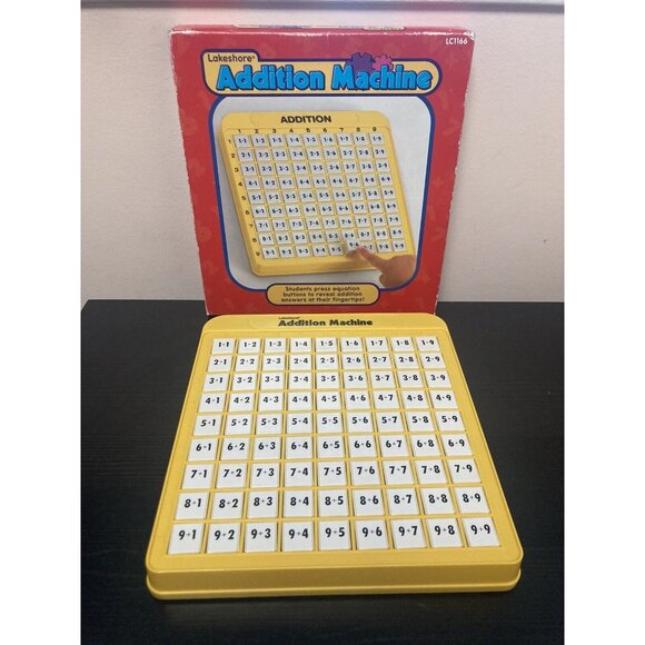 Lakeshore Addition Machine Push Button Educational Math Toy LC1166 - Picture 4 of 6